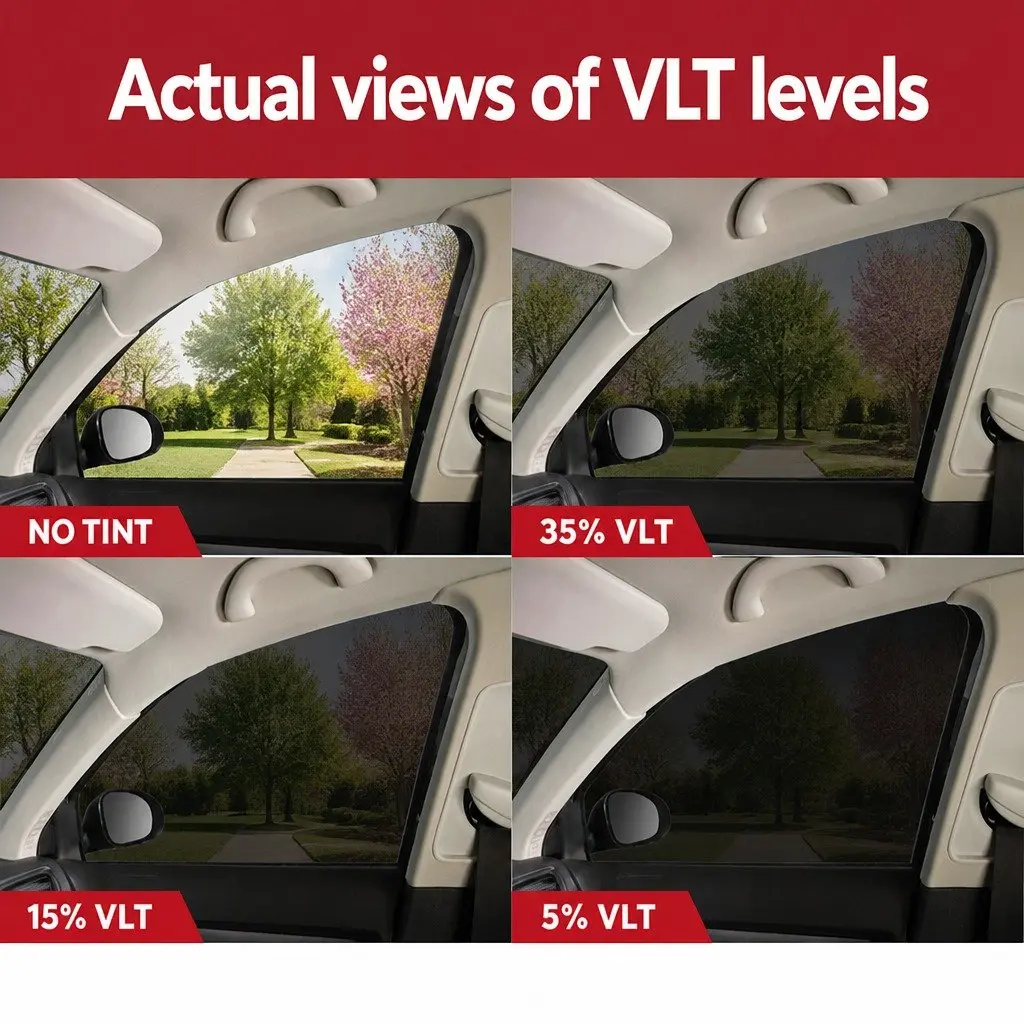 Window Tint Film Roll Black 35% VLT 100cm x 30m UV Protection