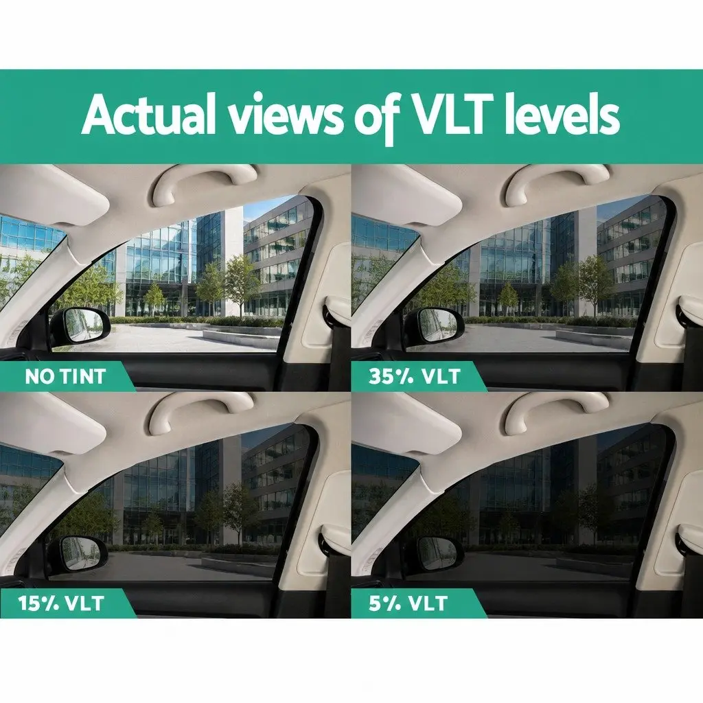 Window Tint Film Black 76cm x 7m Auto Car House Glass VLT 35% UV Protection