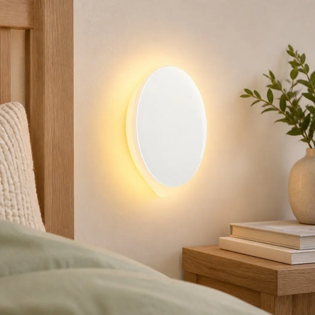 Motion Sensor Night Light Intelligent Infrared Detection Compact USB-C Rechargeable White