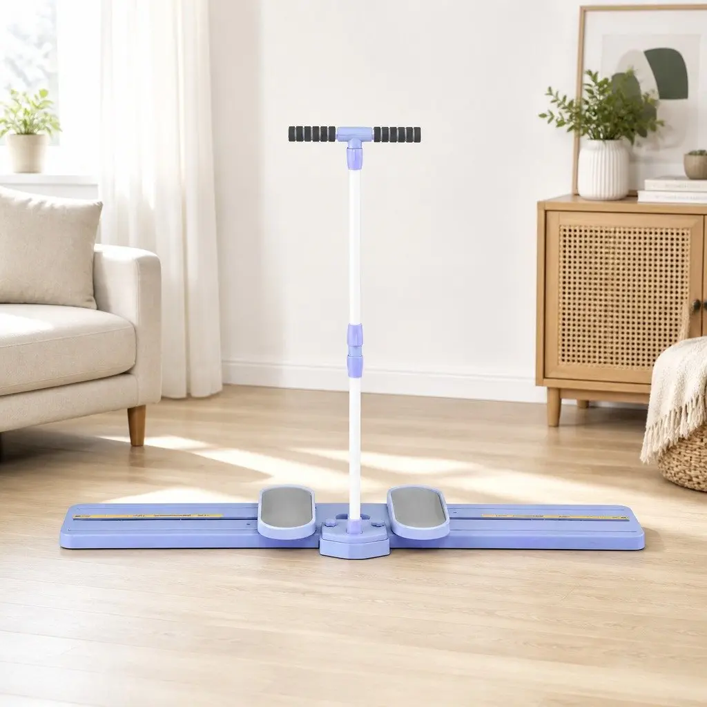 Thigh Hip Exerciser Foldable Portable Ski Leg Trainer Machine 126cm x 90cm