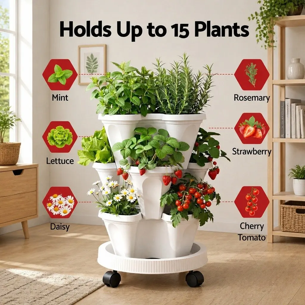 3-Tier Planter Tower