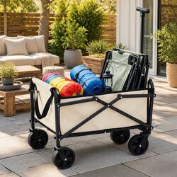 Friendly Folding Garden Cart for Your Outdoor Needs