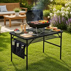 Your Perfect Partner for Camping: BBQ Table for Grilling