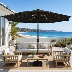 Friendly 2.9m Outdoor Umbrella with Integrated LED Lights