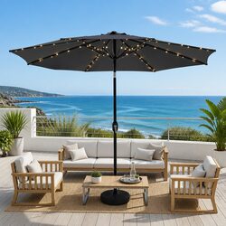 Your Perfect 2.9m Charcoal Umbrella Awaits