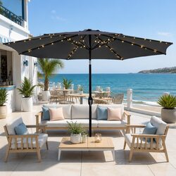 Your Friendly Outdoor Umbrella with LED Lighting