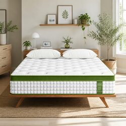 King Single Hybrid Mattress 30cm Gel Memory Foam Pocket Spring Cooling Bed
