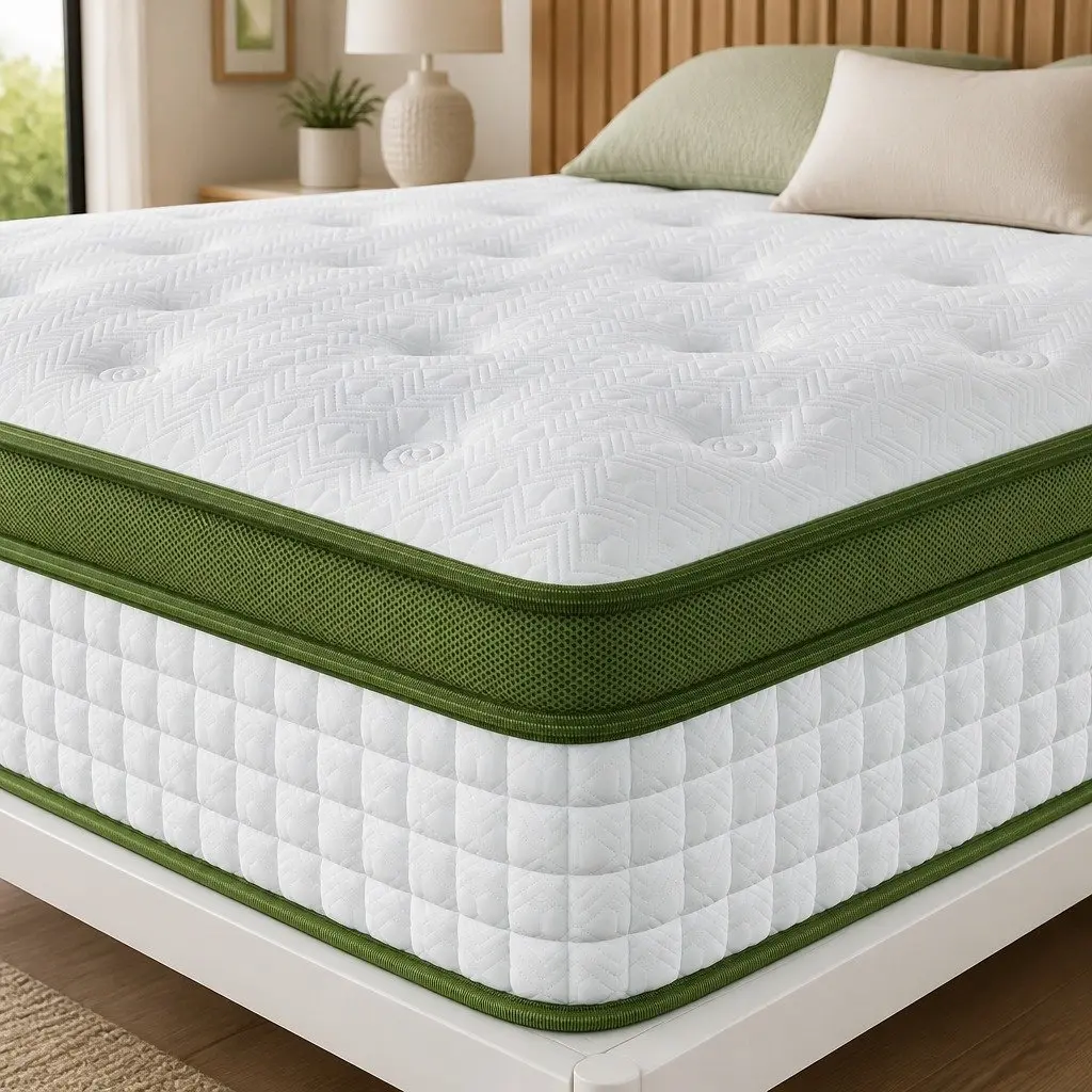 Queen Hybrid Mattress 30cm Gel Memory Foam 5 Zone Pocket Spring Cooling Medium