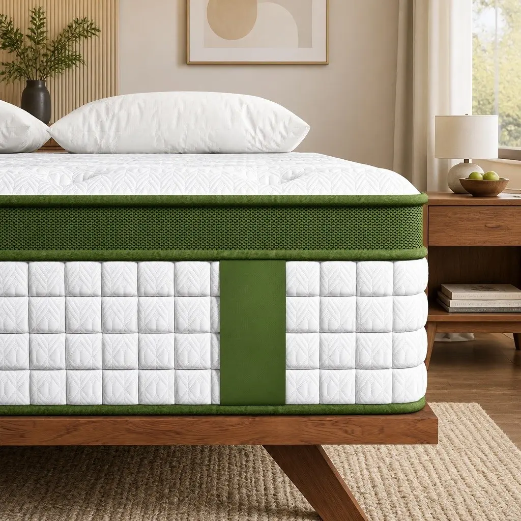 Queen Hybrid Mattress 30cm Gel Memory Foam 5 Zone Pocket Spring Cooling Medium
