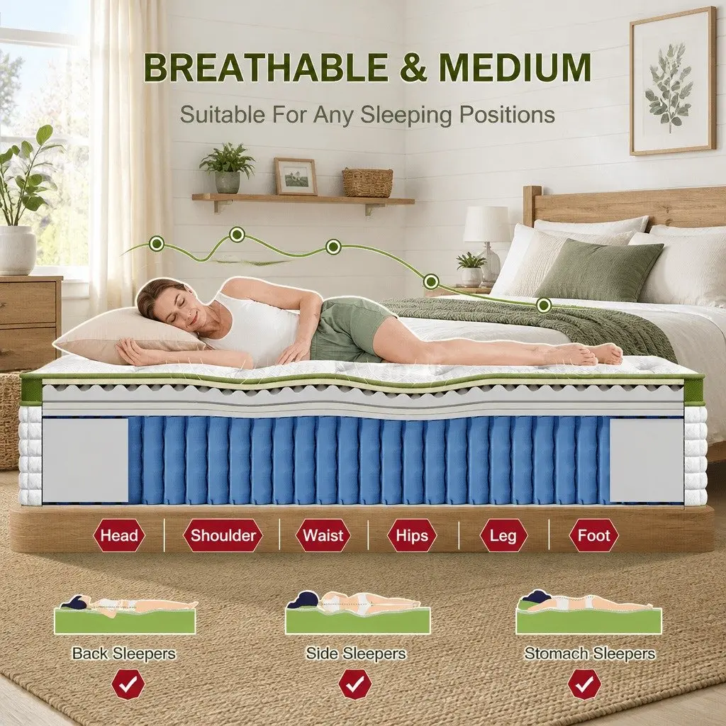 King Single Mattress with 34cm Height