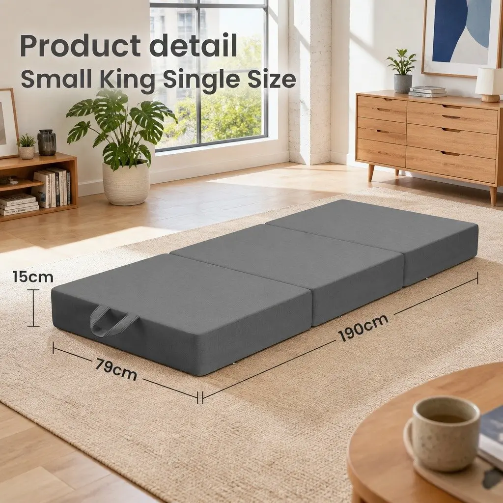 King Single Folding Mattress for Travel