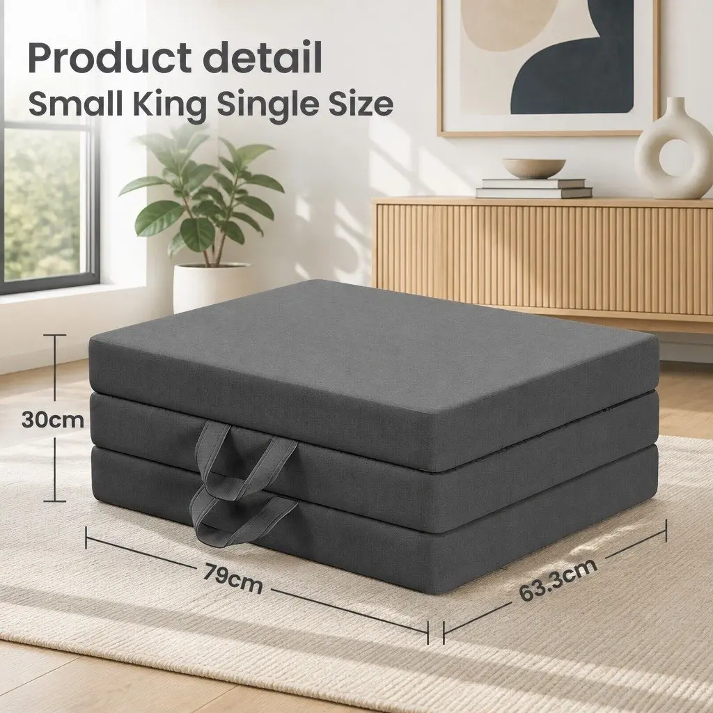 King Single Folding Mattress for Travel