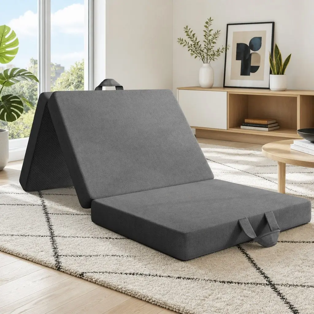 King Single Folding Mattress for Travel