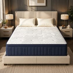 Your Comfortable 34cm Queen Mattress with Pocket Springs