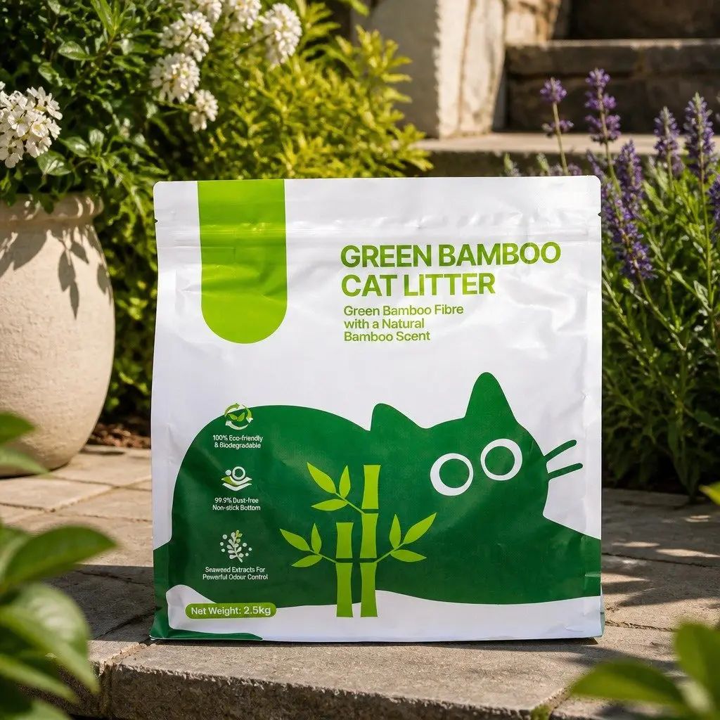 Bamboo Cat Litter Dust Free Clumping Natural Odour Control 7.5kg
