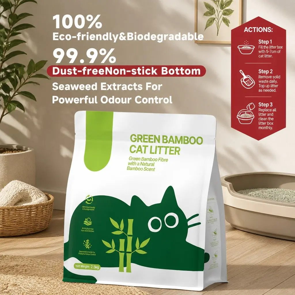 Cat Litter Clumping Dust Free 30kg 12 Pack Natural Odour Control Easy Clean