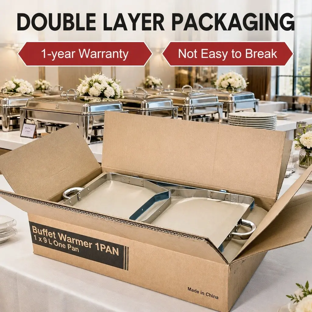 9L Chafing Dish Set Stainless Steel Buffet Warmer Bain Marie Food Server