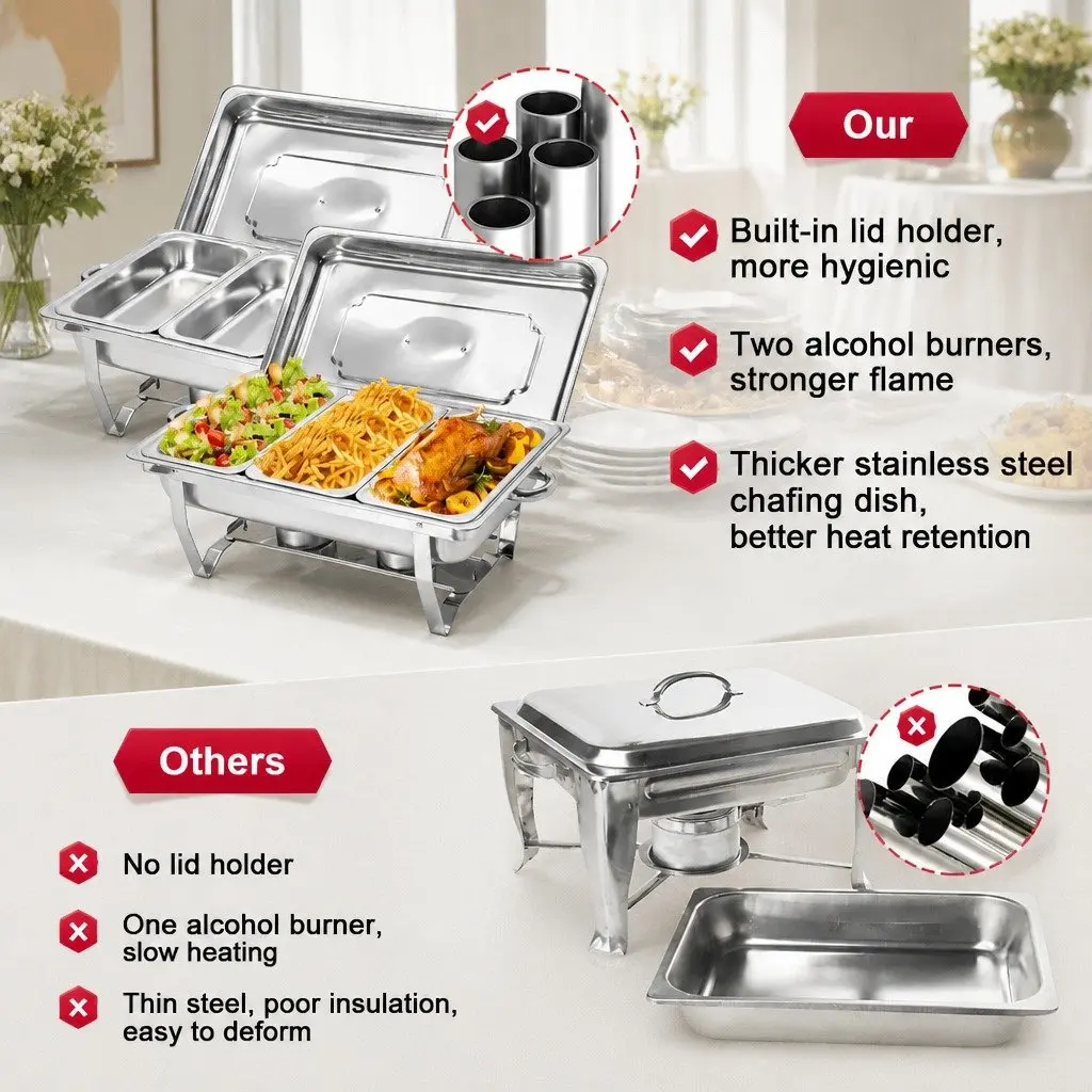3x3L Chafing Dish Set for Serving Food