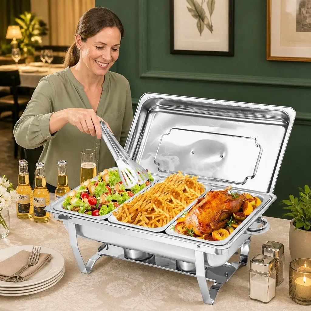 3x3L Chafing Dish Set for Serving Food