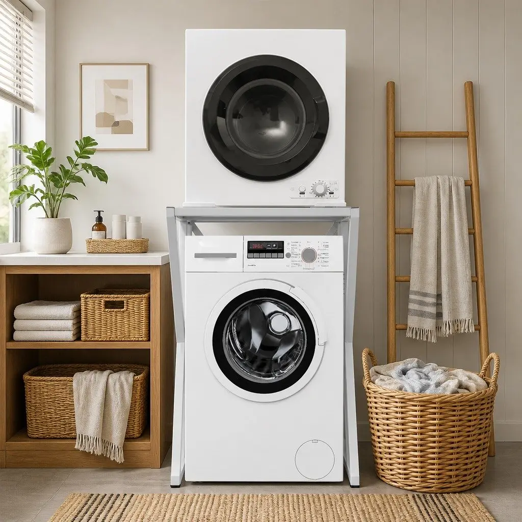 Dryer Stand for Space and Stability