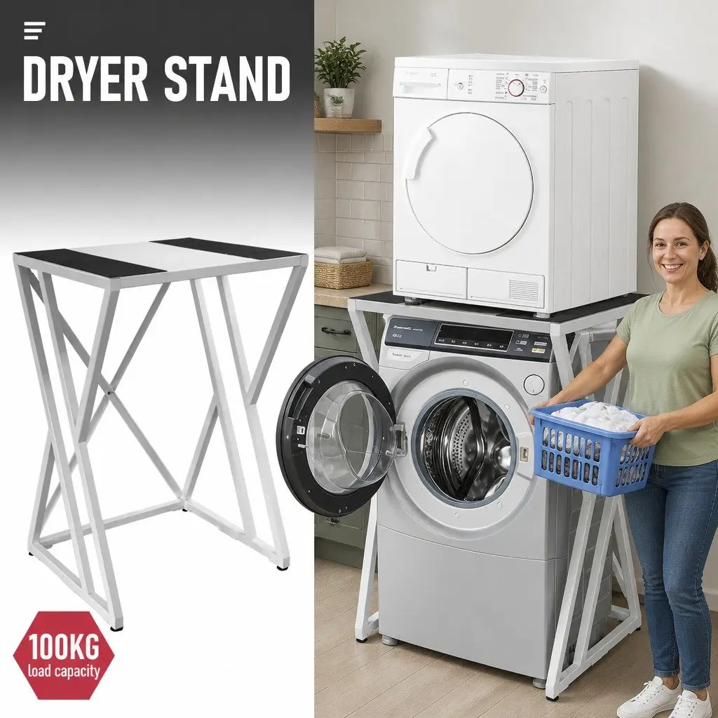 Dryer Stand for Space and Stability