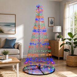 Your Friendly 7ft Solar LED Christmas Tree Awaits