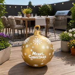 Join the Festivities with Our 60cm Inflatable Christmas Bauble
