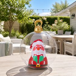 Create Festive Outdoor Spaces with 60cm Inflatable Bauble