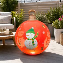 Get Festive with 60cm Inflatable Christmas Ball and LED Lights