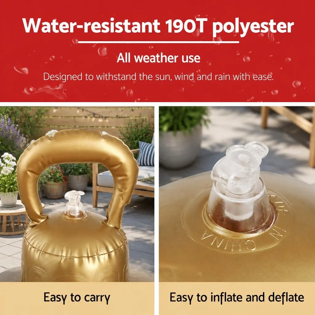 Christmas Inflatable Ball Transparent 60cm Giant Bauble Outdoor Tree Decoration