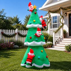 Bring Joy with a 5M Inflatable Santa Tree This Christmas