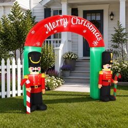 Create a Welcoming Holiday Space with the Nutcracker Archway