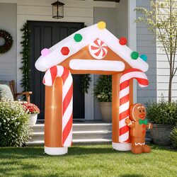 Your Friendly Inflatable Christmas Archway for Celebrations