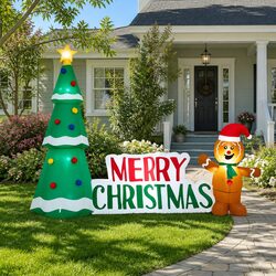 Friendly and Fun: Your 2.4m Inflatable Gingerbread Man