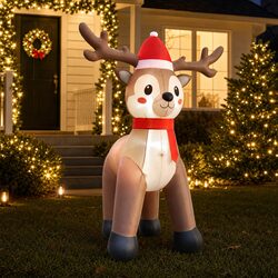 Friendly 2.5M Inflatable Christmas Reindeer for You