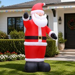 Friendly 5M Inflatable Santa for Your Holiday Decor