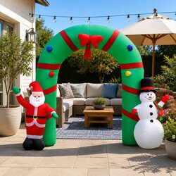 Festive 2.8M Inflatable Archway with Quick Setup Features