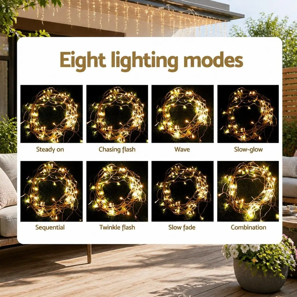 20M LED Icicle Lights