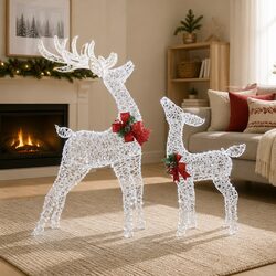 2 PCS 170 LED Christmas Reindeer Lights - Family Favorite
