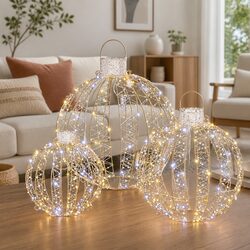 Friendly 3 PCS Christmas Lights for a Cozy Celebration
