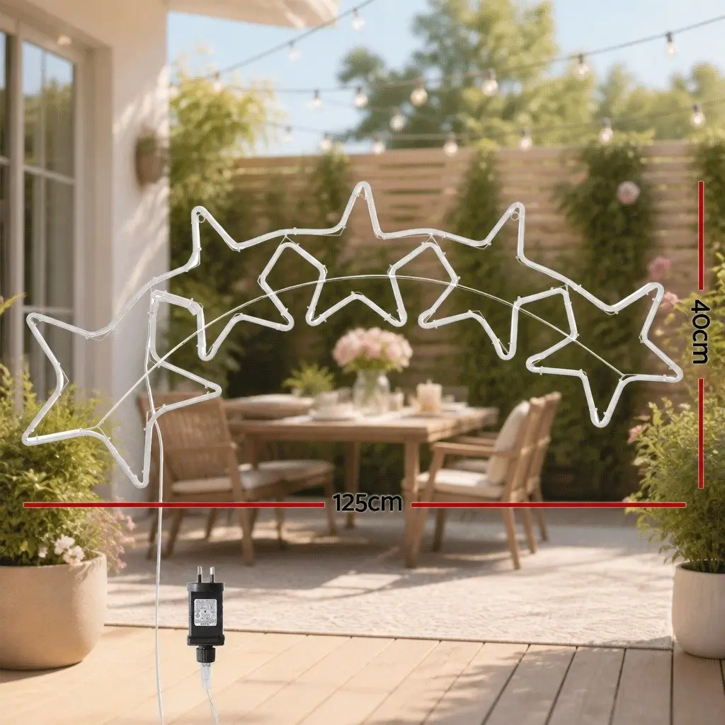 LED Rope Light Multicolour Outdoor Decoration 1.25M with 560 LED Bulbs