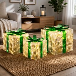 Friendly Christmas Lights Set with 70 Warm White LEDs