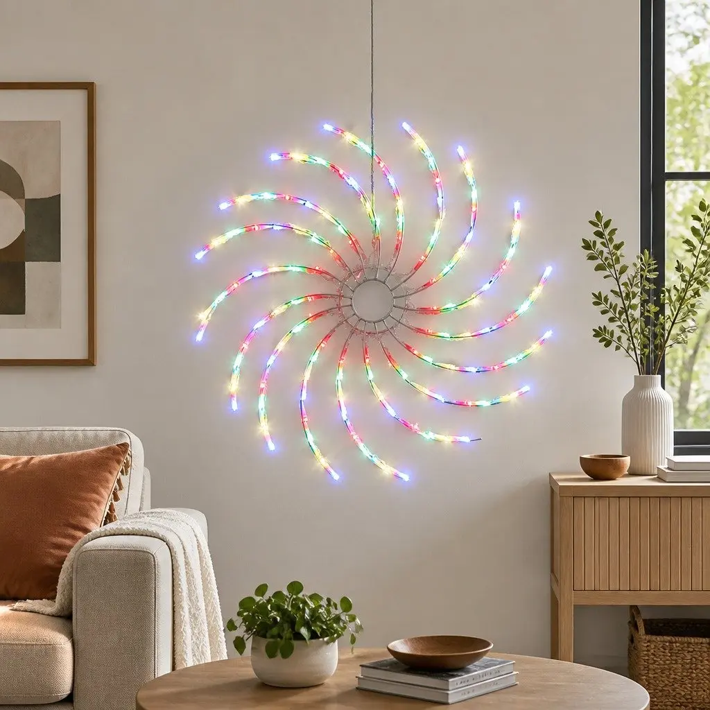 LED Multi-Coloured Christmas Lights Outdoor Indoor Decoration 0.5M