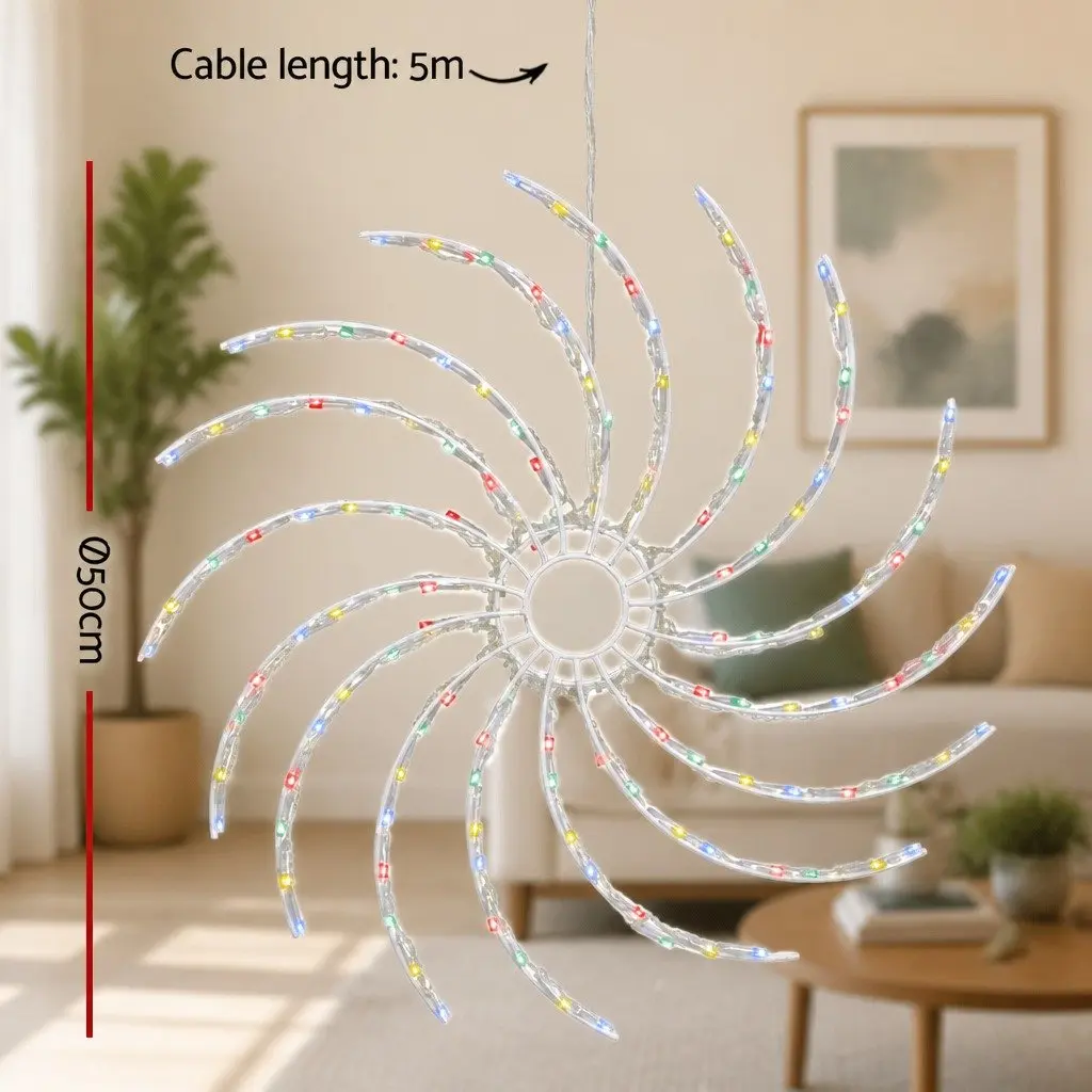 LED Multi-Coloured Christmas Lights Outdoor Indoor Decoration 0.5M