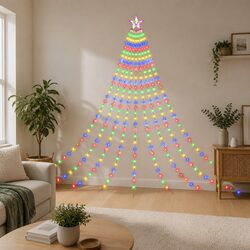 Friendly Christmas Waterfall String Lights for You