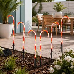 Friendly 6 PCS LED Christmas Path Lights - Great for You