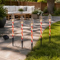 Friendly Solar Christmas Path Lights for Your Outdoor Joy