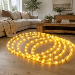 Light Up Your Holidays with 20M of Warm White Rope Light