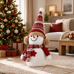 Your Friendly 35cm Snowman Ornament for Christmas Cheer