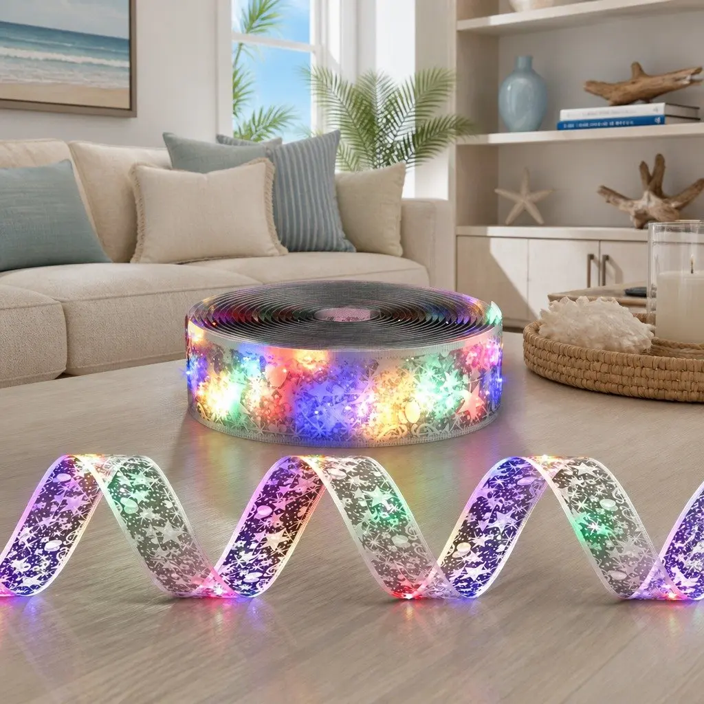 Christmas Lights Multicolour 20M 200 LED Ribbon String Indoor Outdoor Decoration